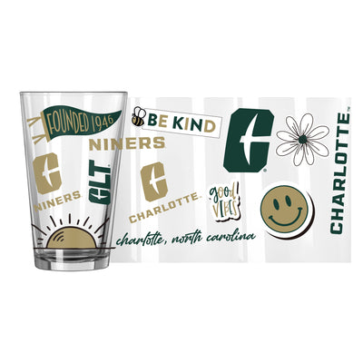 NC Charlotte 16oz Native Pint Glass