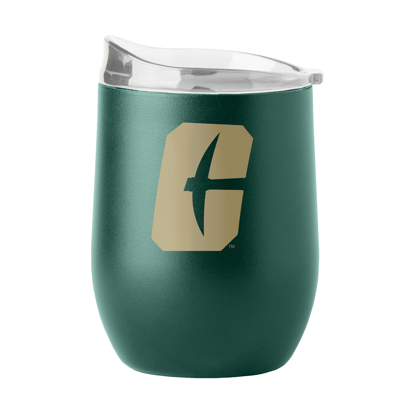North Carolina Charlotte 16oz Flipside Powder Coat Curved Bev