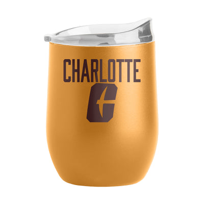 NC Charlotte 16oz Huddle Powder Coat Curved Bev