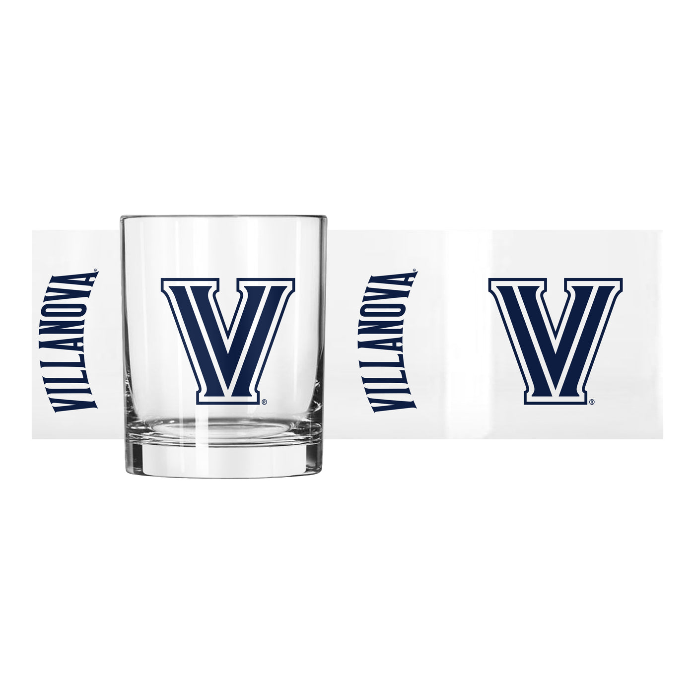 Villanova 14oz Gameday Rocks Glass