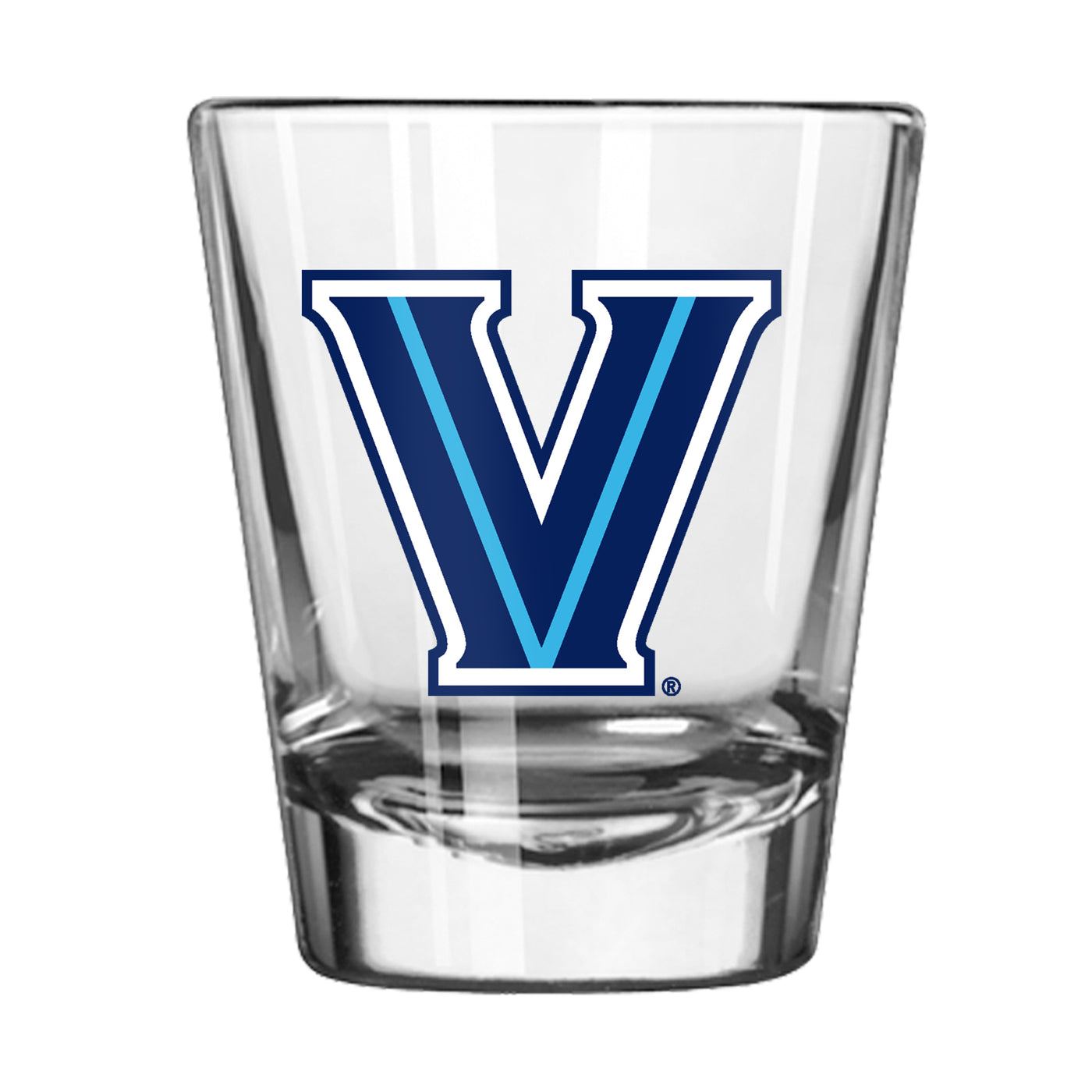 Villanova 2oz Letterman Shot Glass