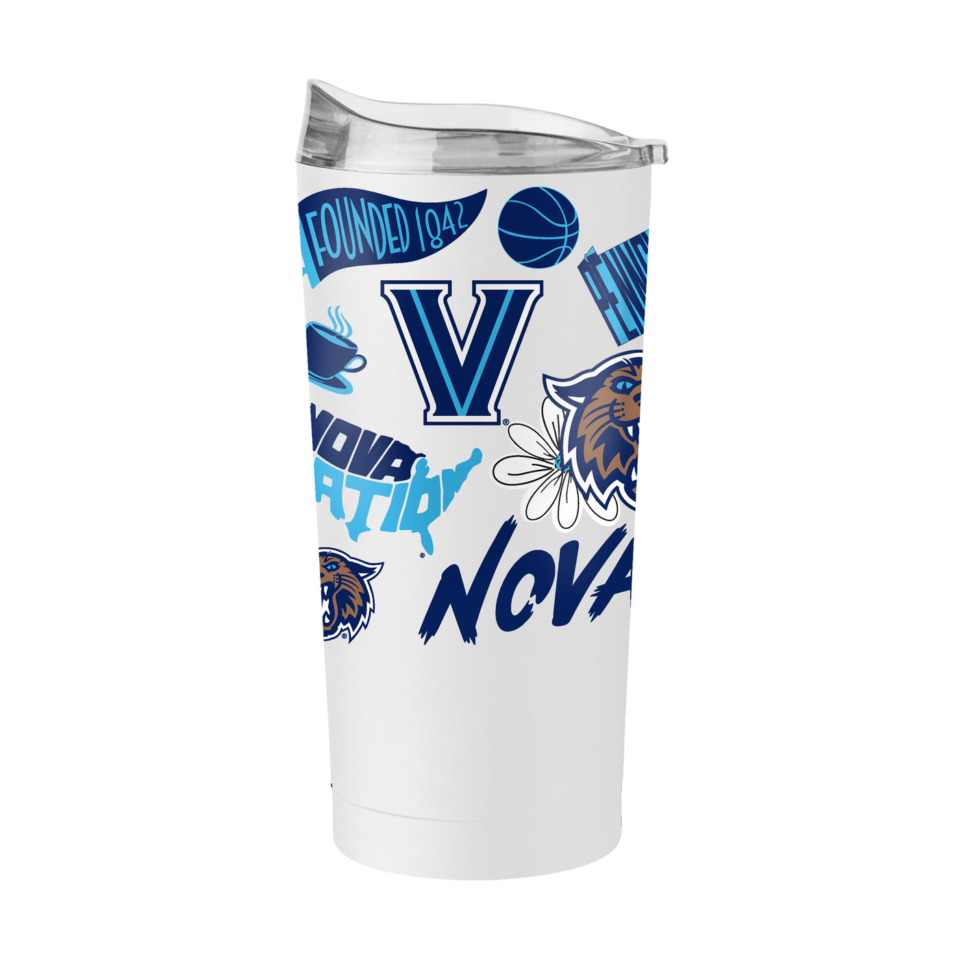 Villanova 20oz Native Powder Coat Tumbler - Logo Brands