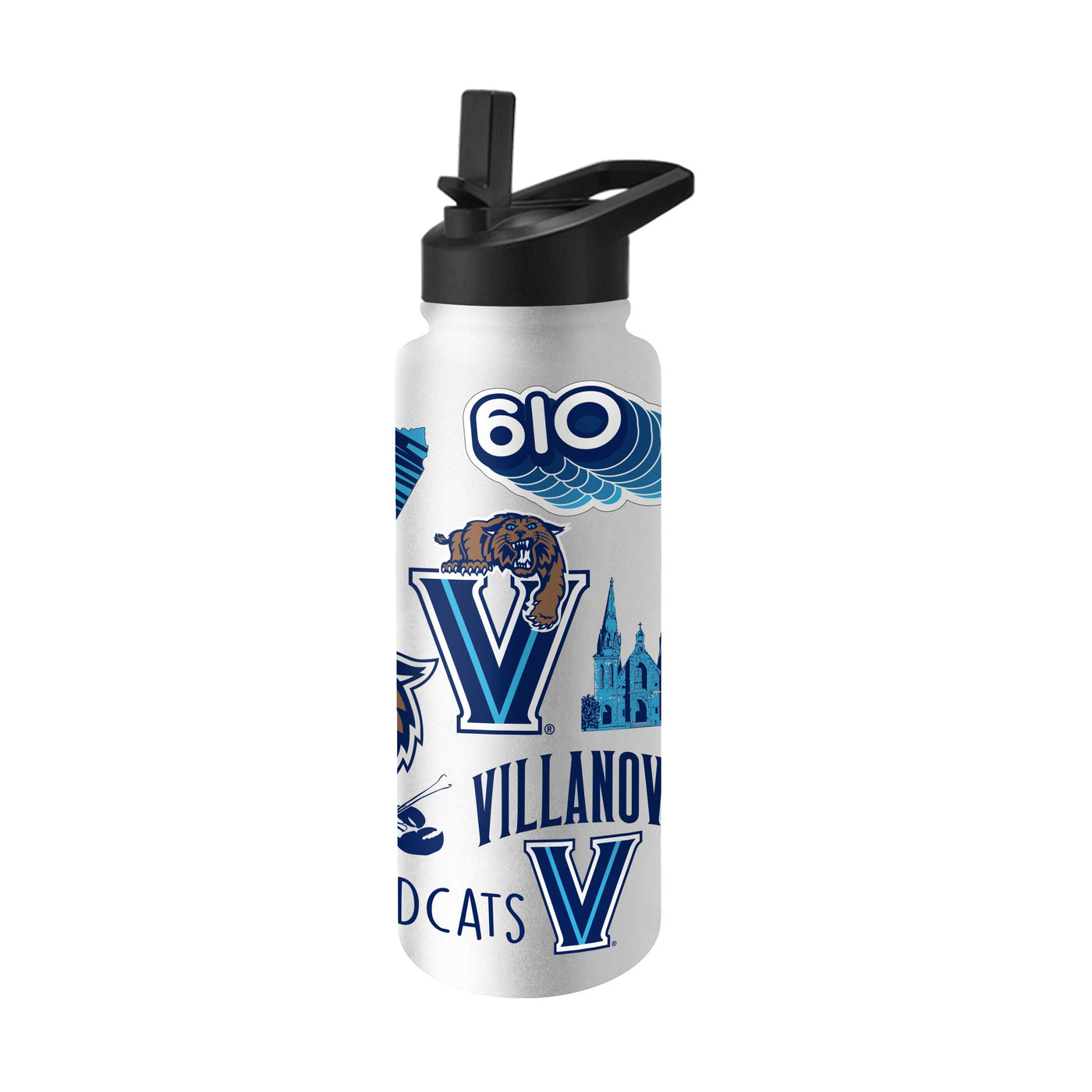 Villanova 34oz Native Quencher Bottle