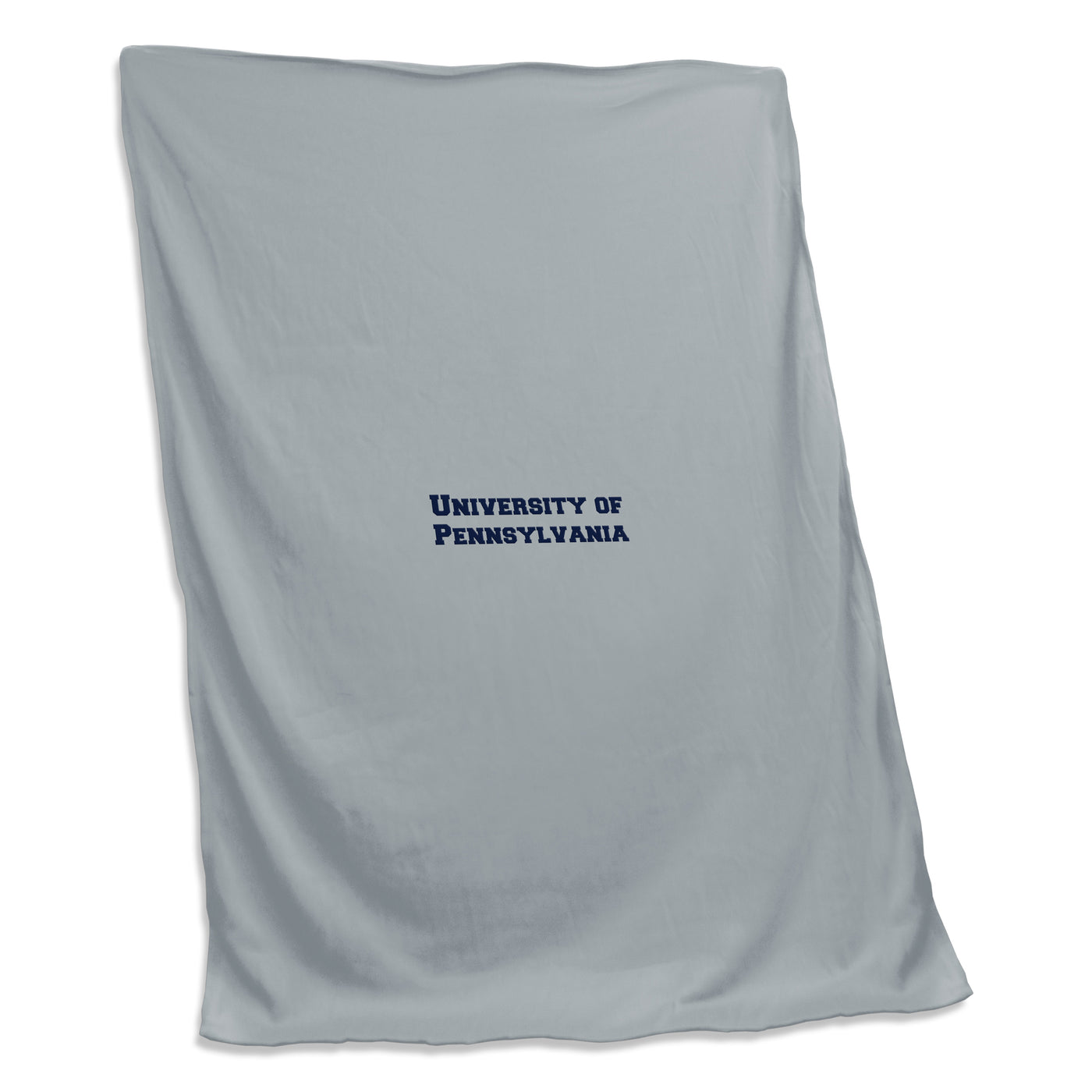 Pennsylvania U Gray Sweatshirt Blanket (Screened)