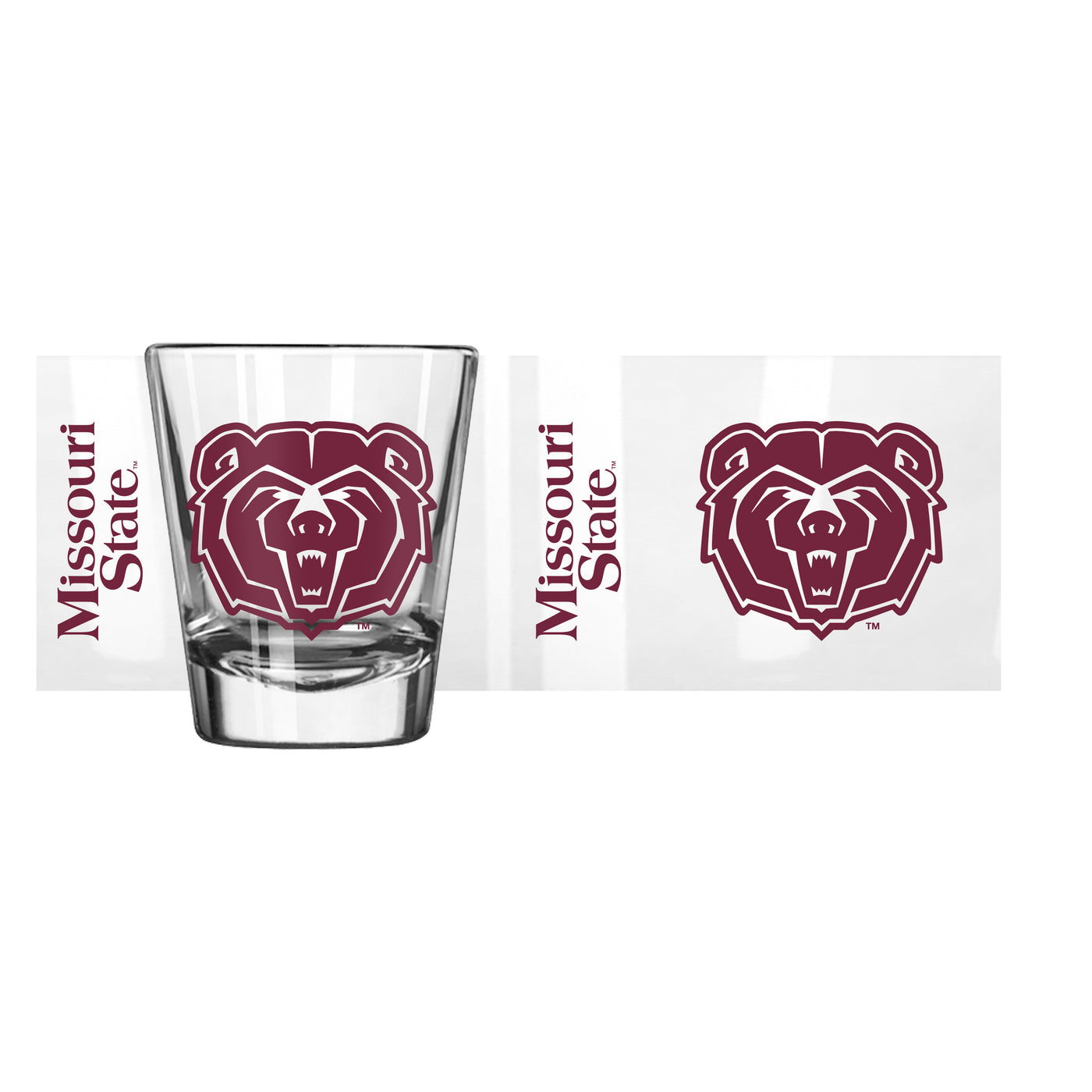 Missouri State 2oz Gameday Shot Glass