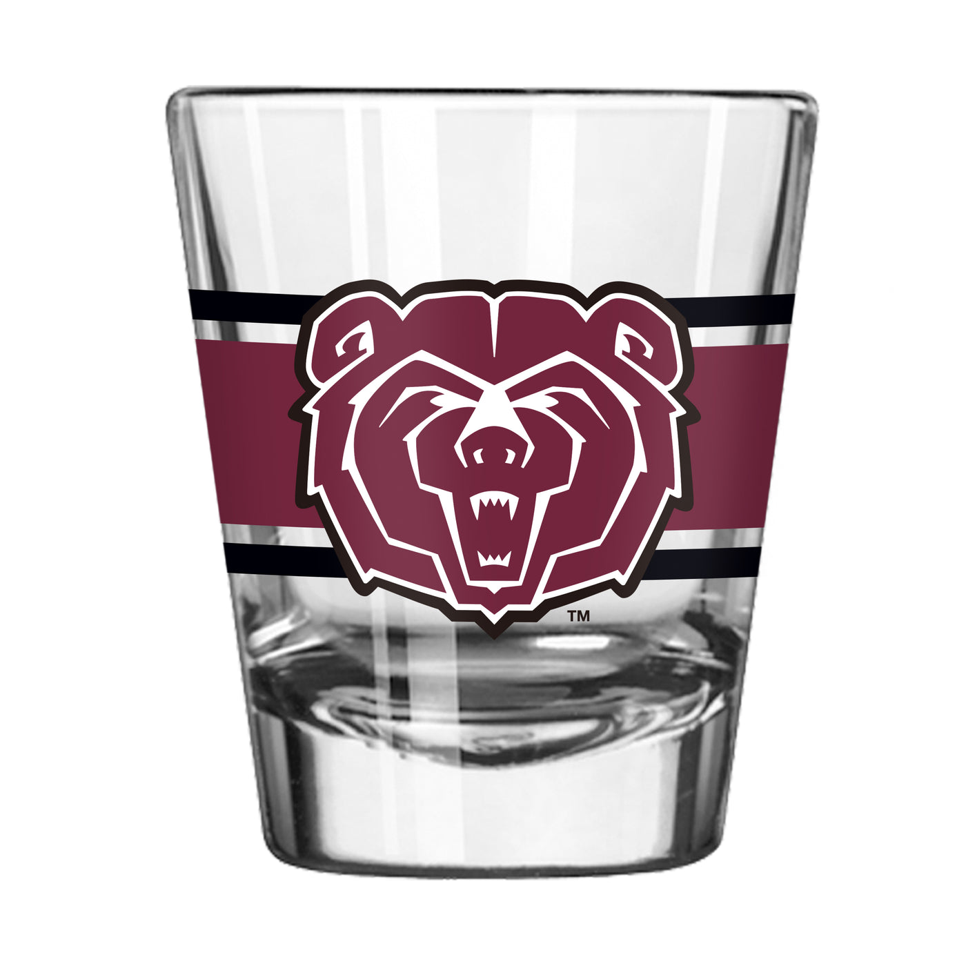 Missouri State 2oz Stripe Shot Glass - Logo Brands