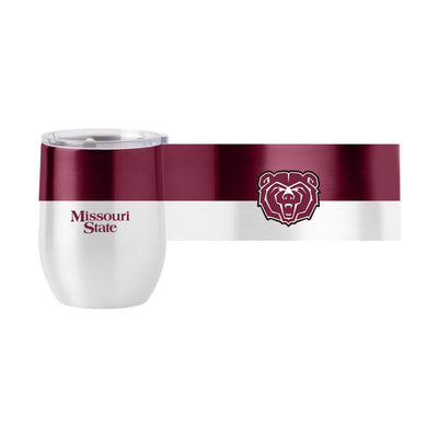 MO State 16oz Colorblock Stainless Curved Beverage