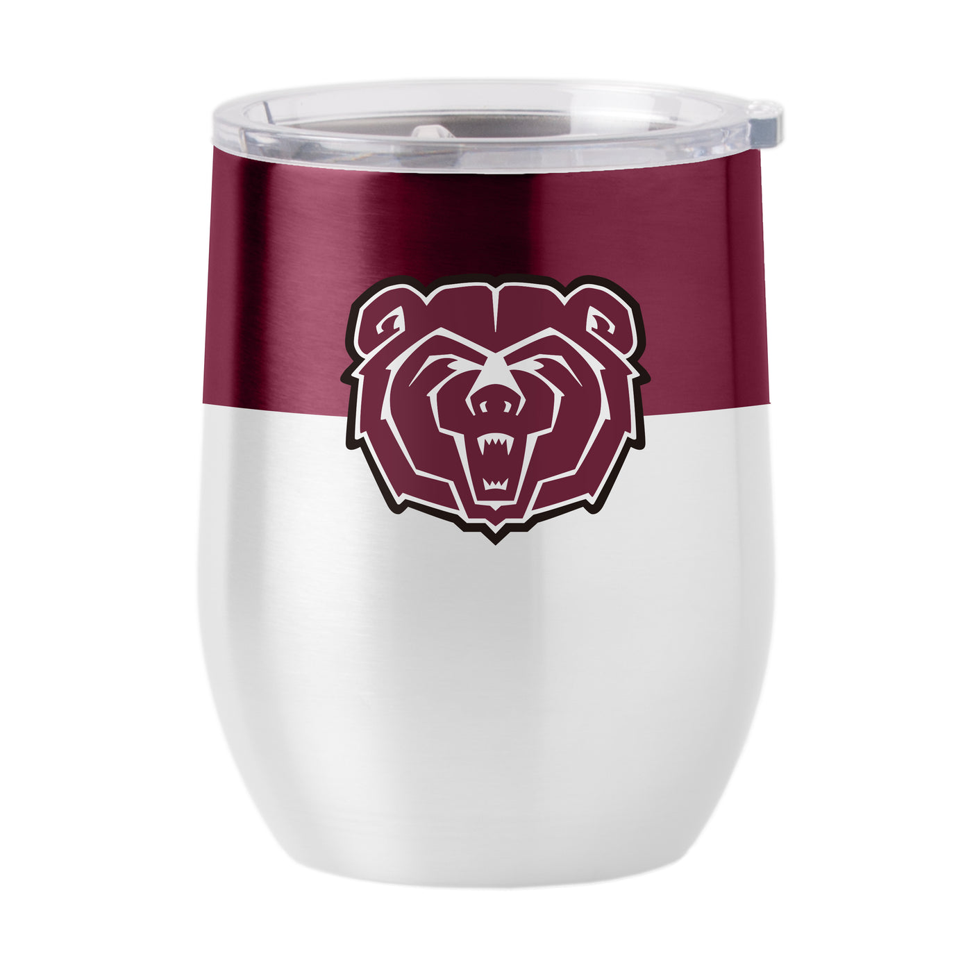 MO State 16oz Colorblock Stainless Curved Beverage
