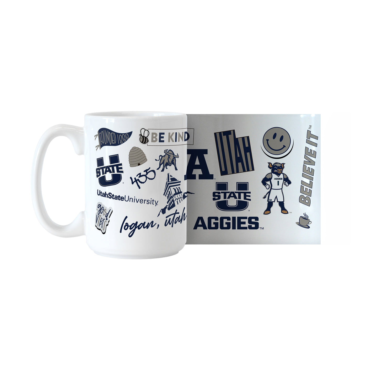 Utah State 15oz Native Sublimated Mug