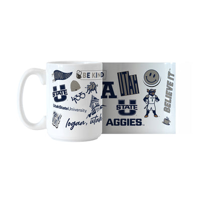 Utah State 15oz Native Sublimated Mug