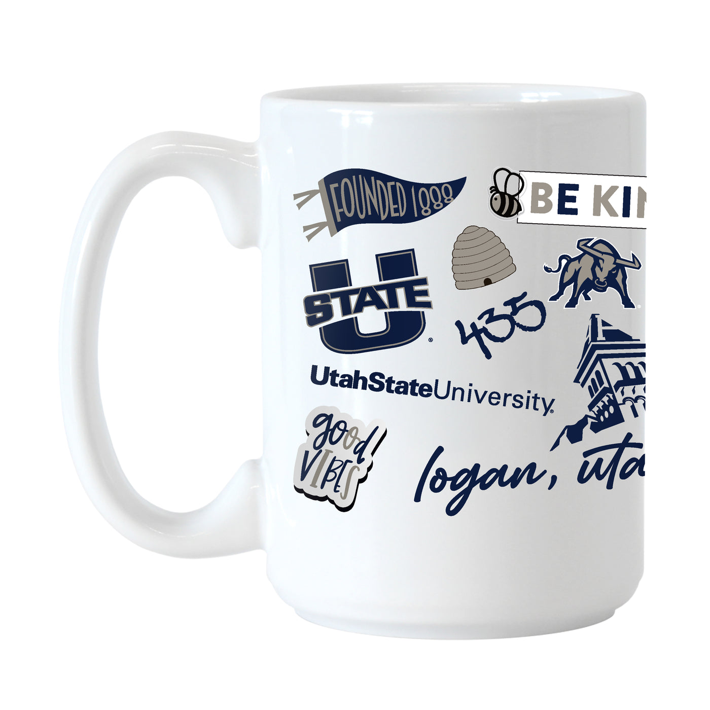 Utah State 15oz Native Sublimated Mug