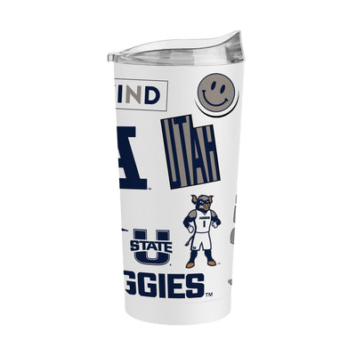 Utah State 20oz Native Powder Coat Tumbler