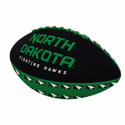 North Dakota Mini Size Rubber Footballl - Logo Brands