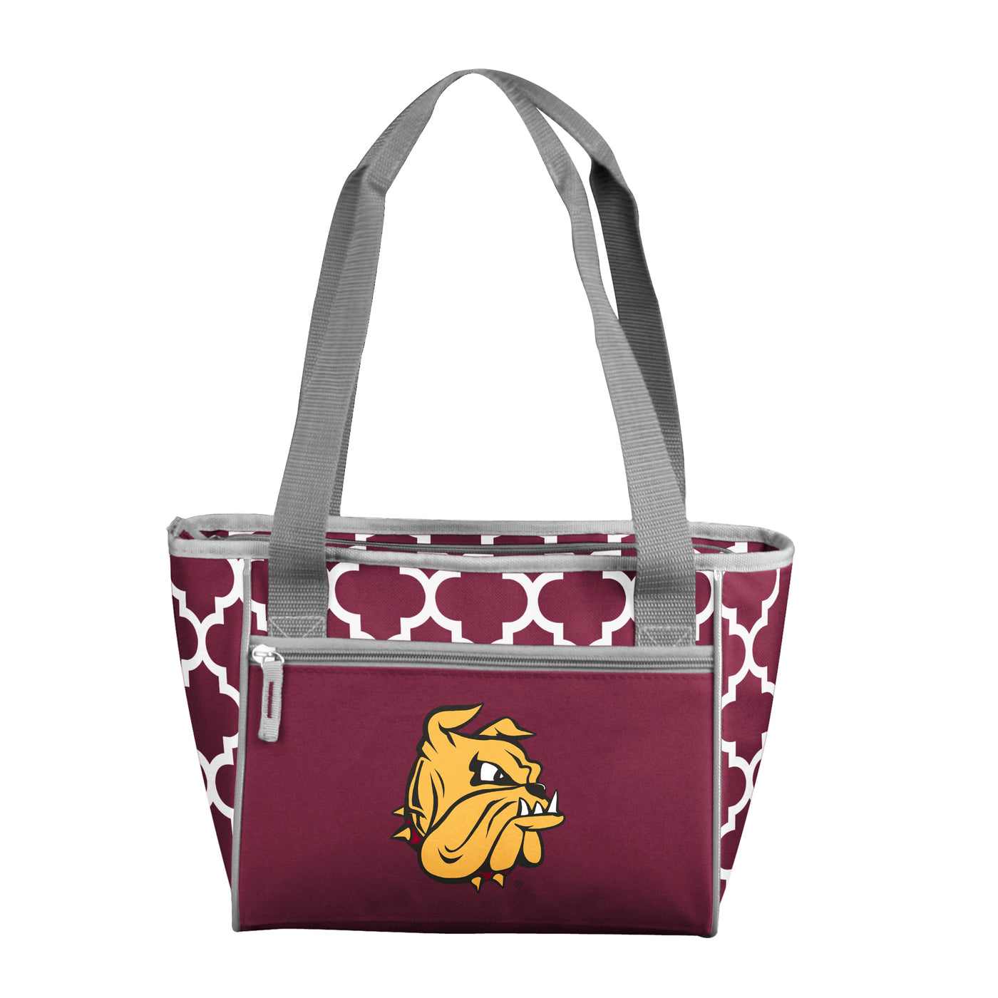 MN Duluth Quatrefoil 16 Can Cooler Tote