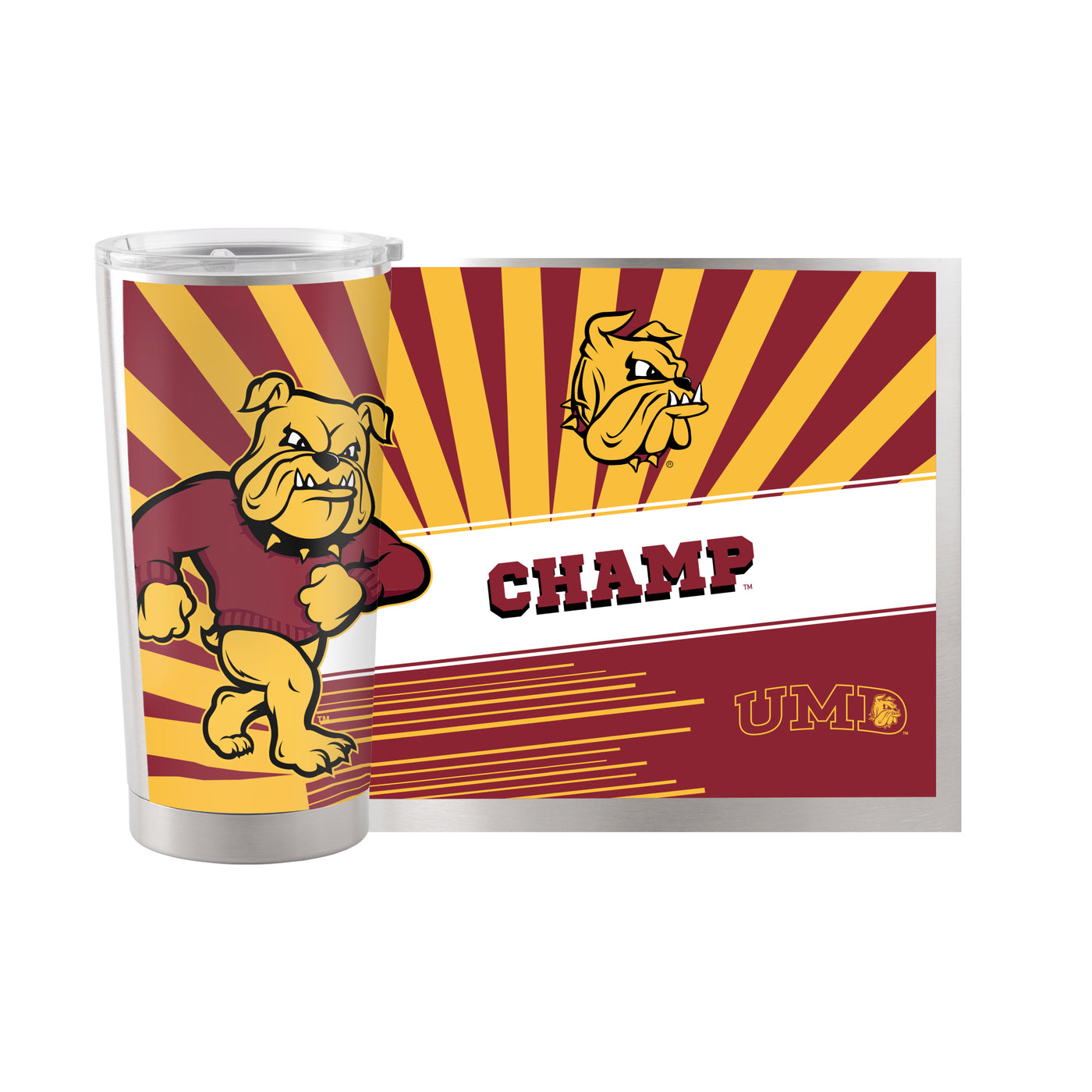 Minnesota Duluth 20oz Mascot Stainless Tumbler