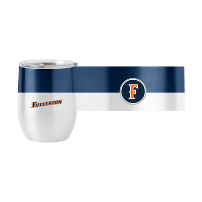 Cal State Fullerton 16oz Colorblock Stainless Curved Beverage