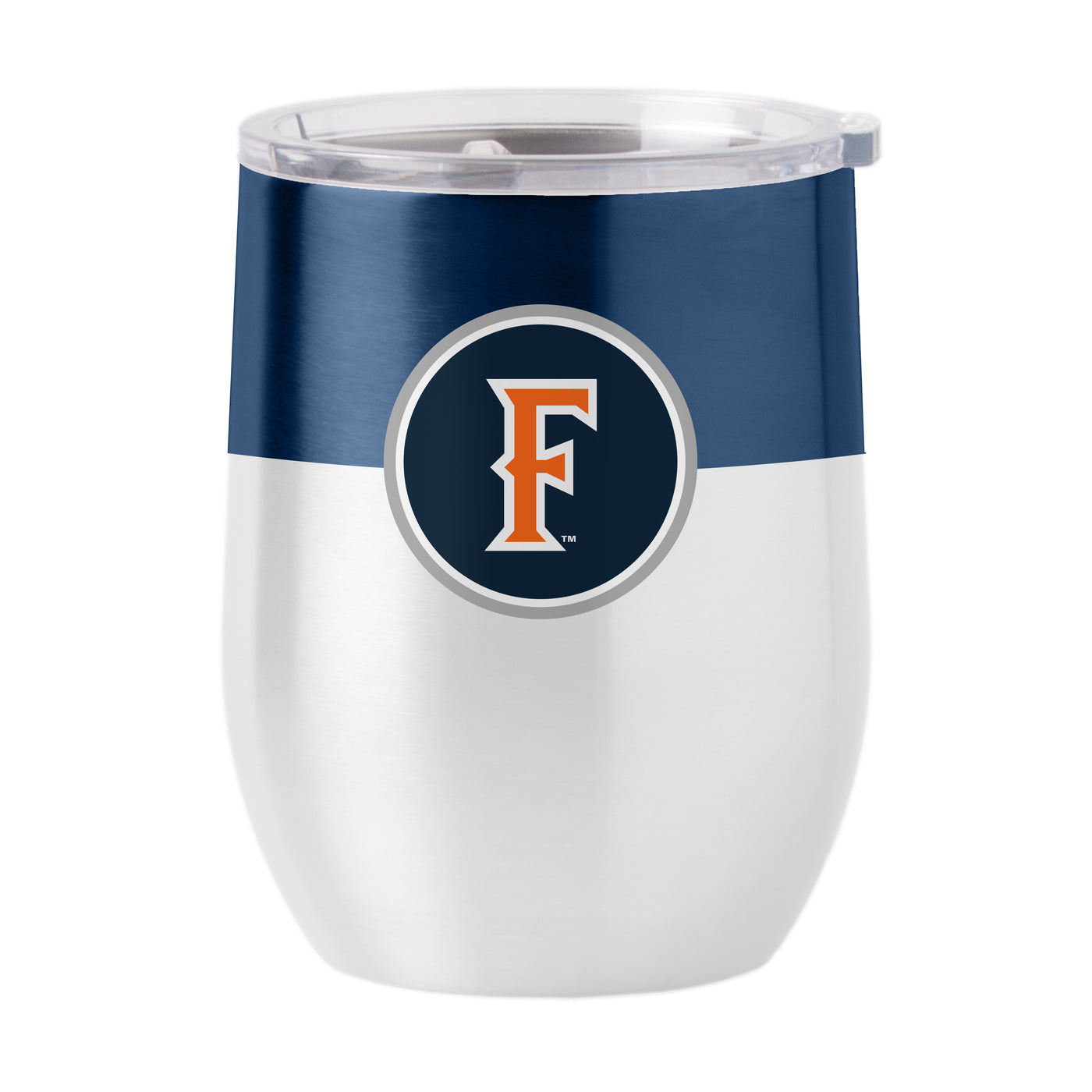 Cal State Fullerton 16oz Colorblock Stainless Curved Beverage