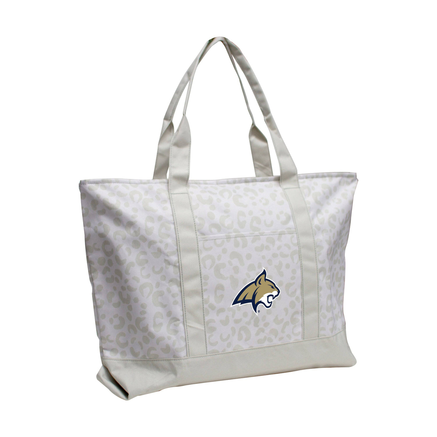 Montana State Leopard Pattern Tote