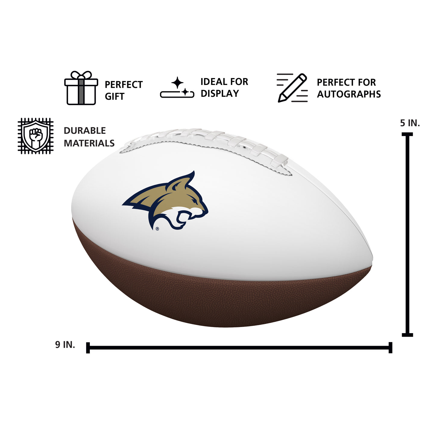 Montana State Mini Autograph Football