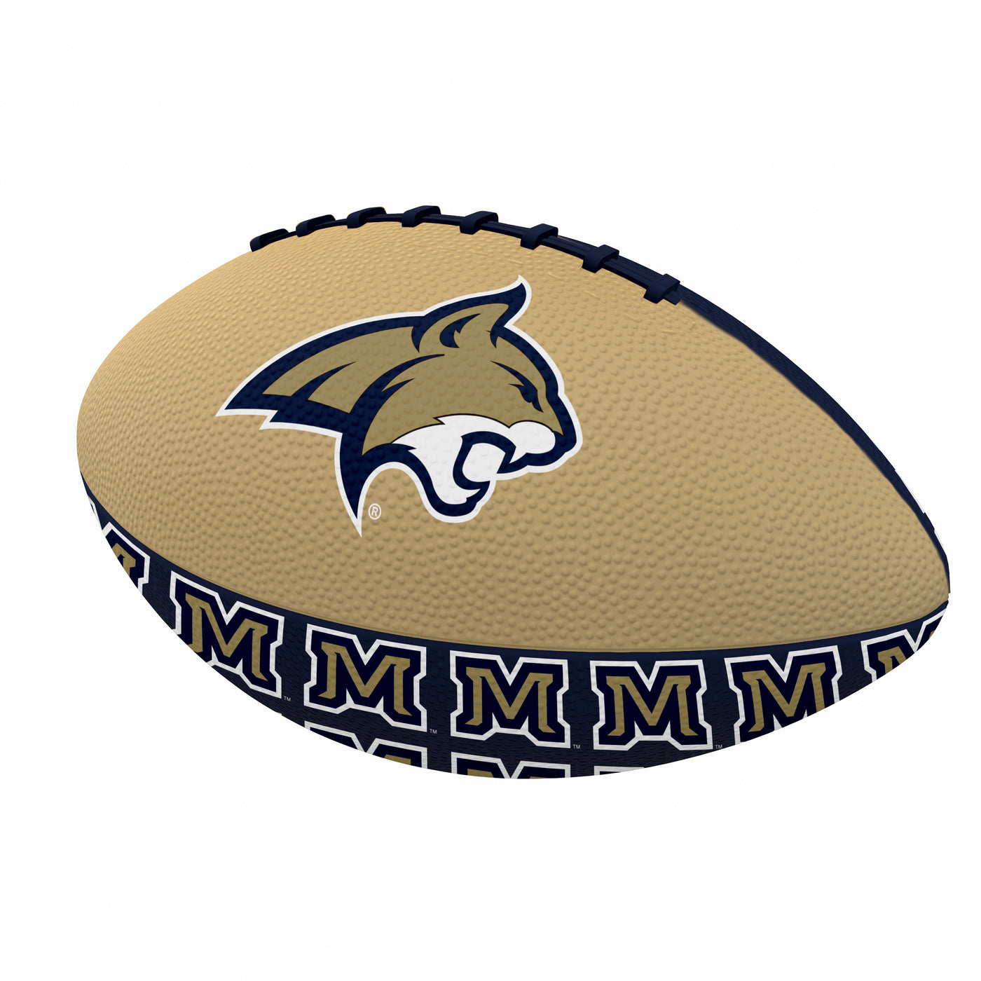 Montana State Mini Size Rubber Football