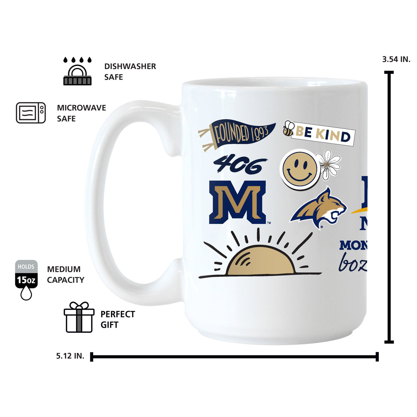 Montana State 15oz Native Sublimated Mug