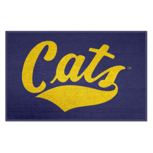 Montana State University Logo Brands starter mat with Montana State logo, durable mat for sports or university events.