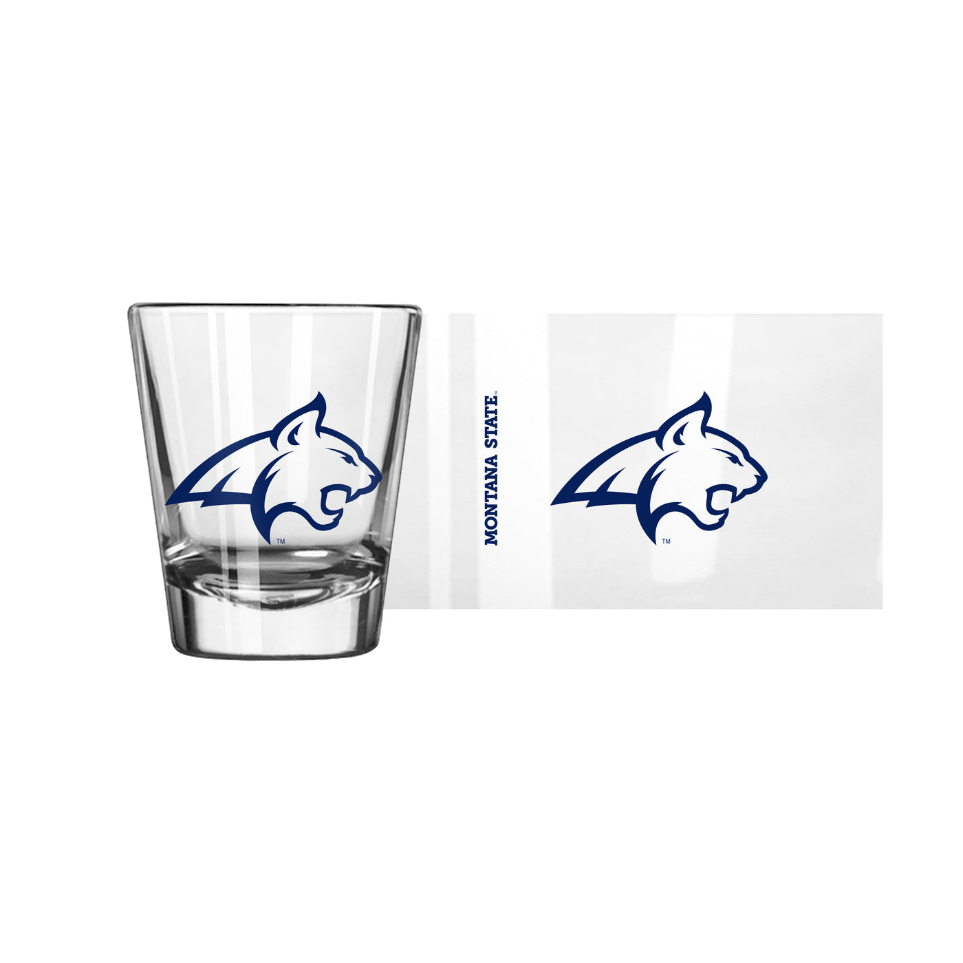 Montana State 2oz Gameday Shot Glass