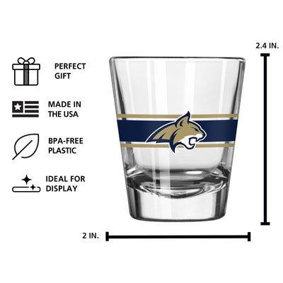 Montana State 2oz Stripe Shot Glass