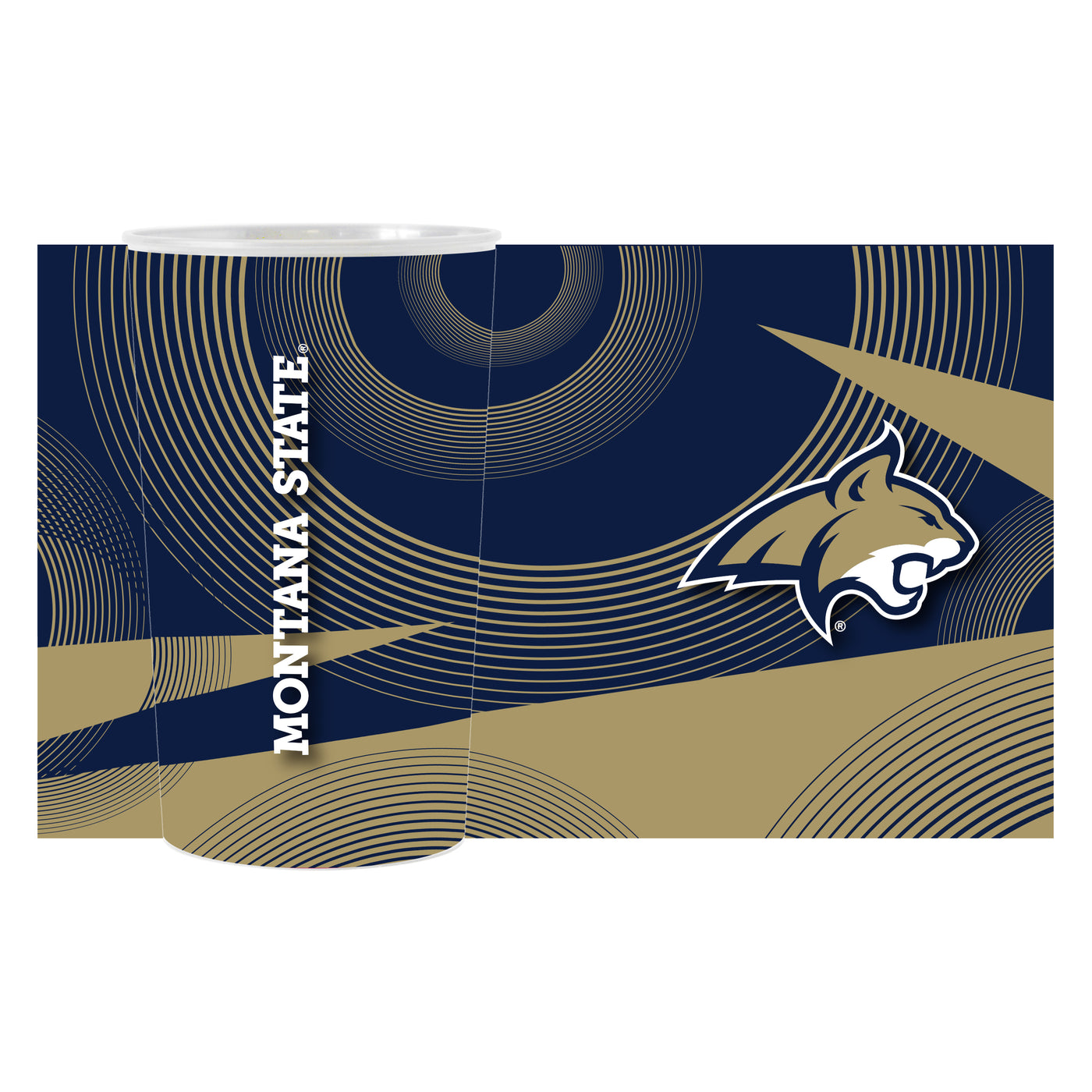 MT State Geo Pattern 4-Pack Hardwall Cup