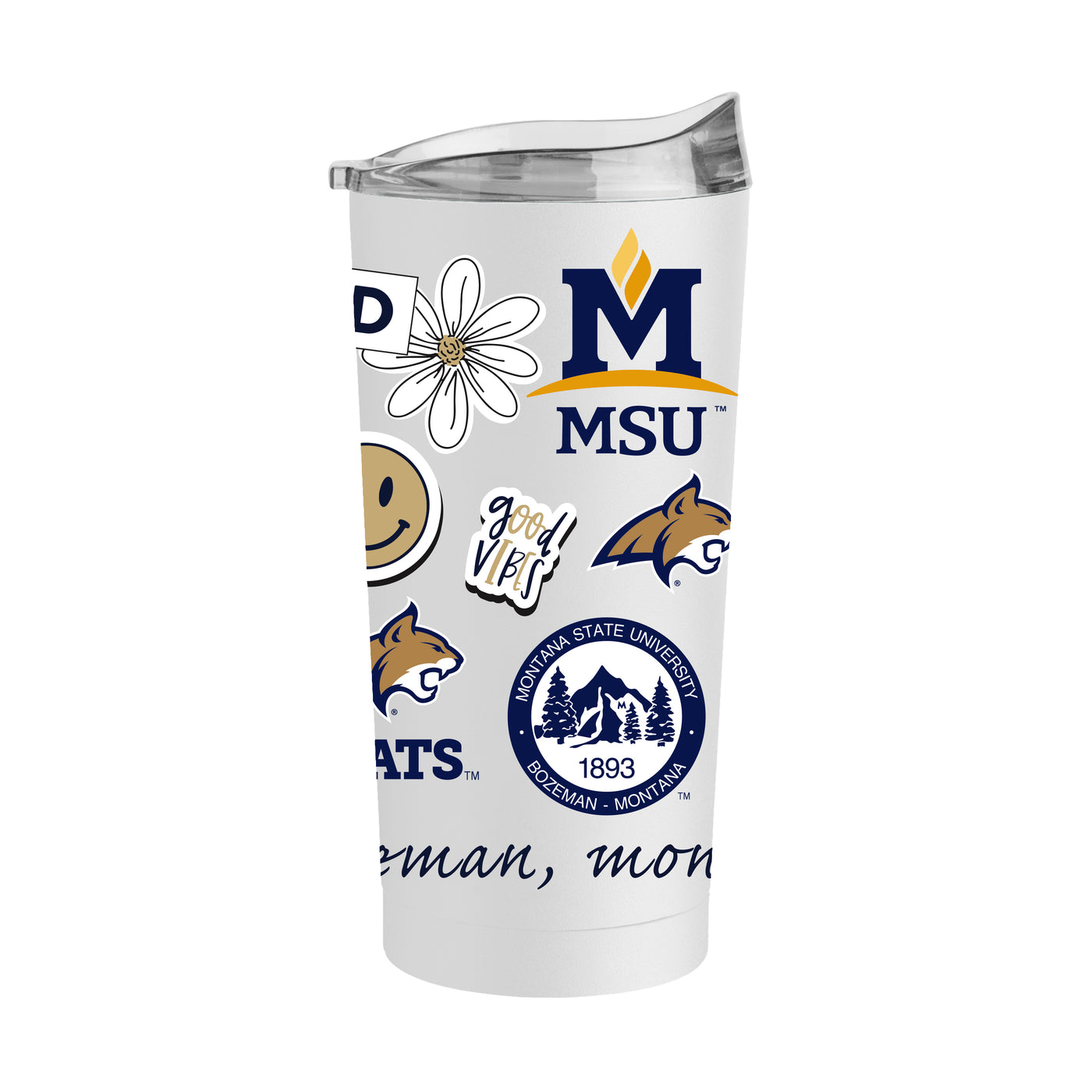 Montana State 20oz Native Powder Coat Tumbler