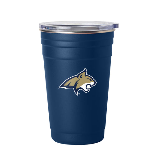 Montana State 22oz Flipside stainless steel drinkware cup with Montana logo design, durable and insulated for beverages.