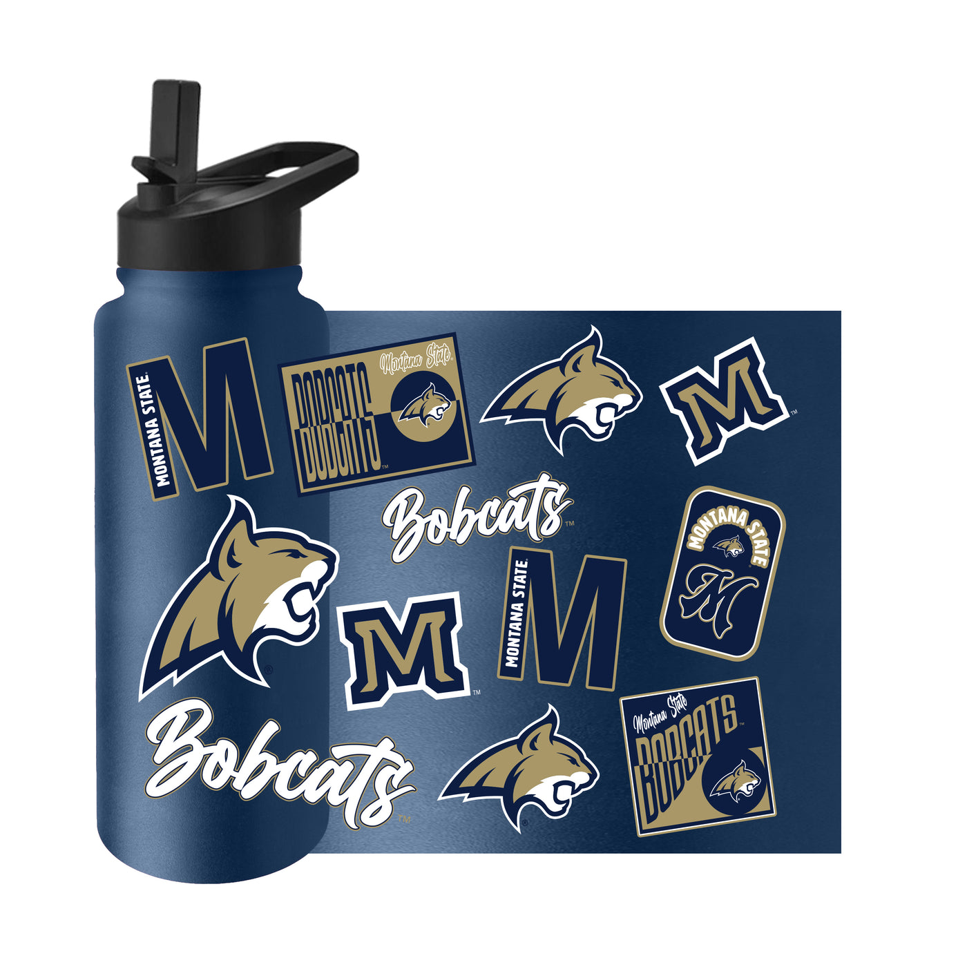 Montana State 34oz Dreamweave Quencher Bottle