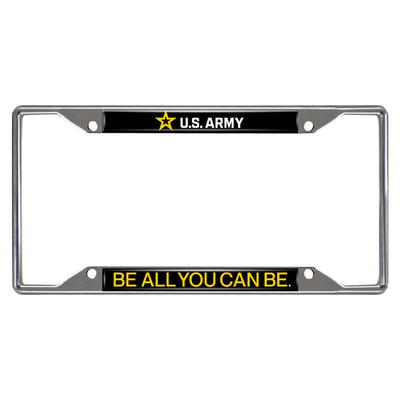 ARMY Chrome License Plate Frame