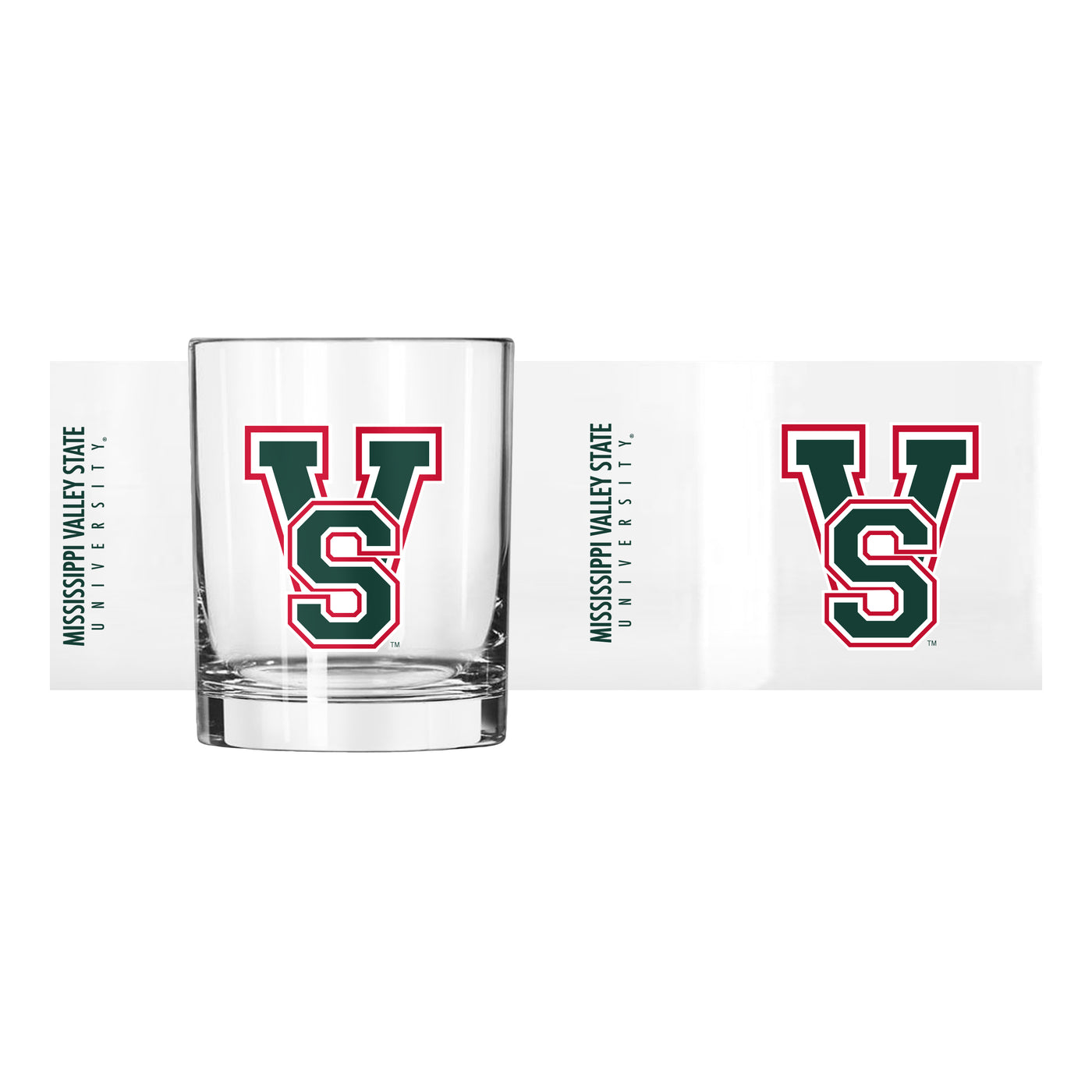 Miss Valley St 14oz Gameday Rocks Glass