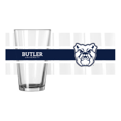 Butler 16oz Stripe Pint Glass - Logo Brands
