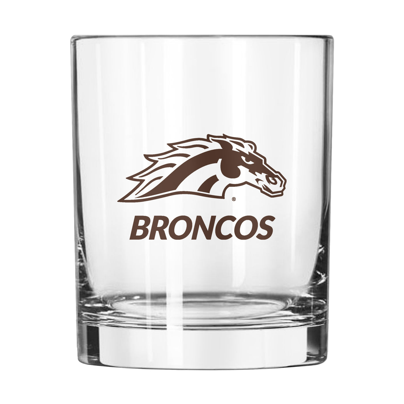 Western Michigan 14oz Gameday Rocks Glass