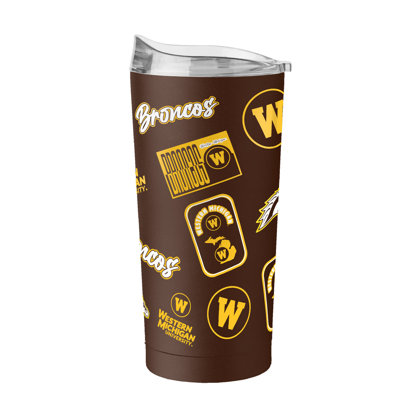 Western Michigan 20oz Dreamweave Powder Coat Tumbler