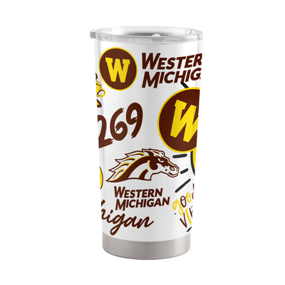 Western Michigan 20oz Native Stainless Tumbler