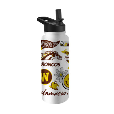 Western Michigan 34oz Native Quencher Bottle