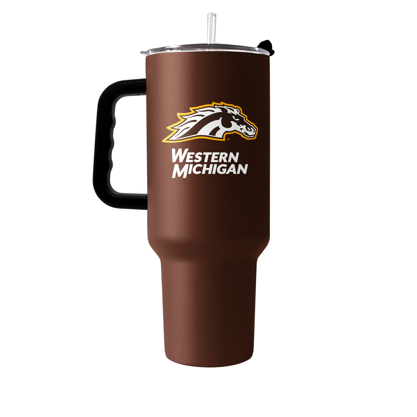 Western Michigan 40oz Flipside Powder Coat Tumbler - Logo Brands
