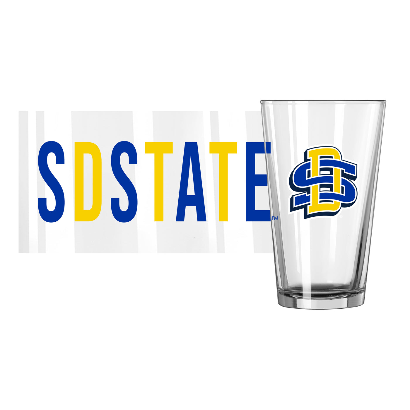 South Dakota State 16oz Overtime Pint Glass