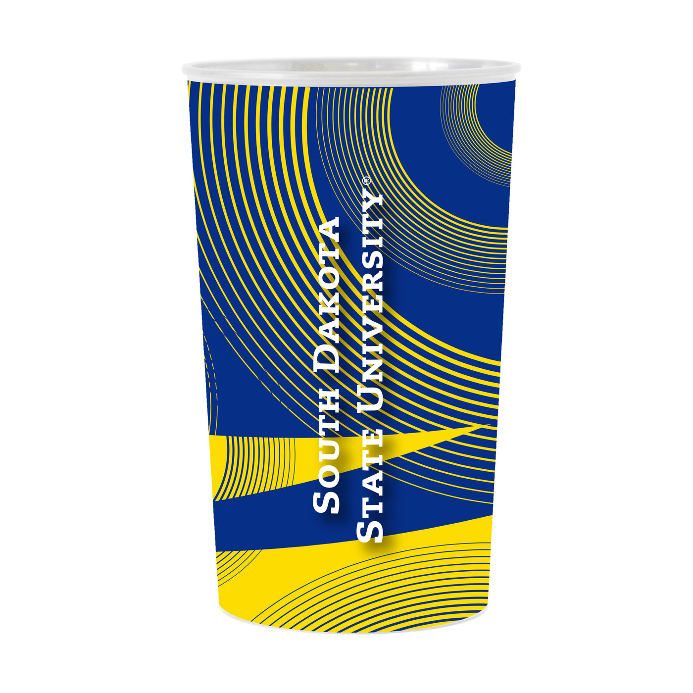 SD State Geo Pattern 4-Pack Hardwall Cup