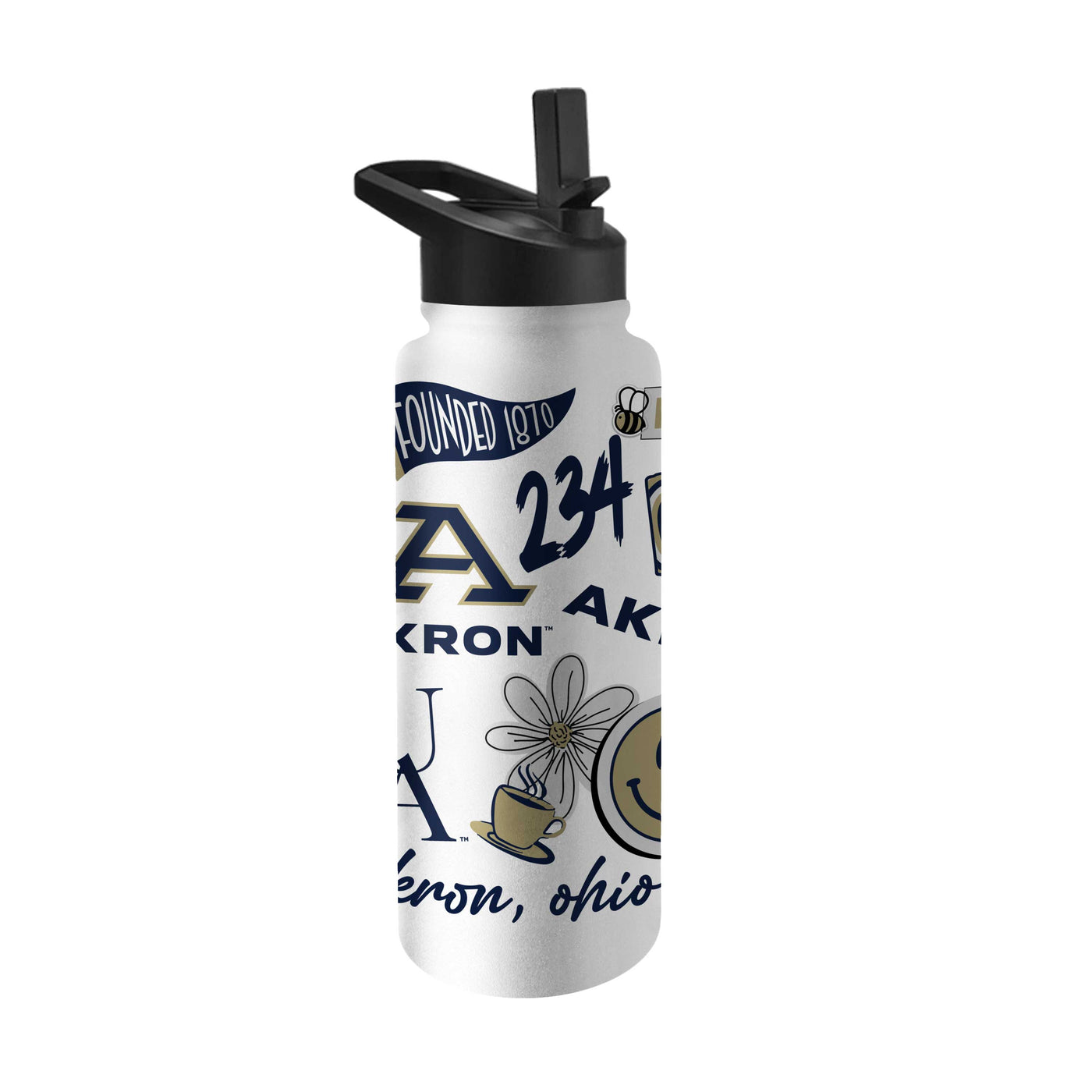 Akron 34oz Native Quencher Bottle