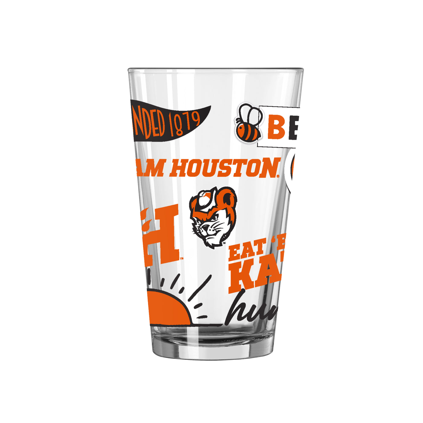 Sam Houston State 16oz Native Pint Glass