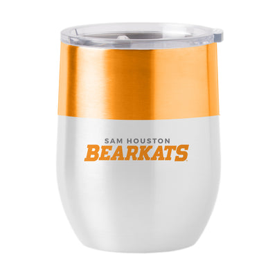 Sam Houston State 16oz Colorblock Stainless Curved Beverage