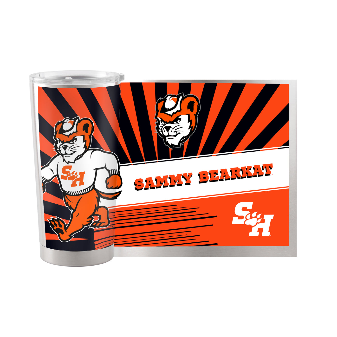 Sam Houston State 20oz Mascot Stainless Tumbler