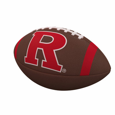 Rutgers Team Stripe Official-Size Composite Football