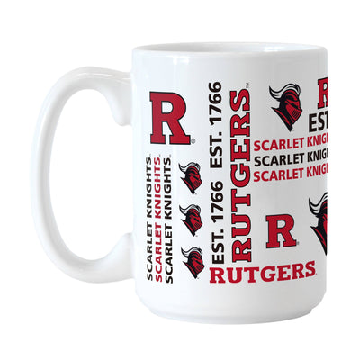 Rutgers 15oz Spirit Sublimated Mug