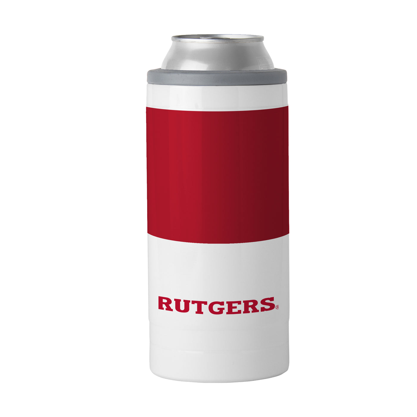 Rutgers 12oz Colorblock Slim Can Coolie