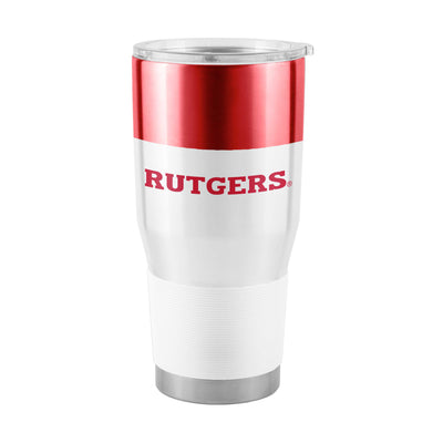 Rutgers 30oz Colorblock Stainless Steel Tumbler - Logo Brands